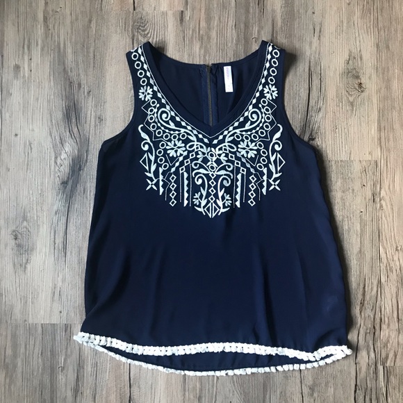 Xhiliration x Target | Embroidered Top - Picture 1 of 8